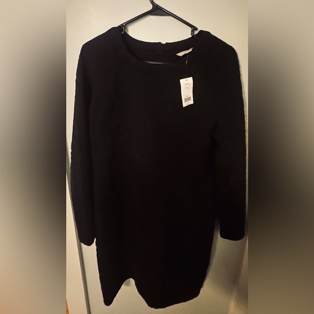 Black dress, long sleeves, NEW